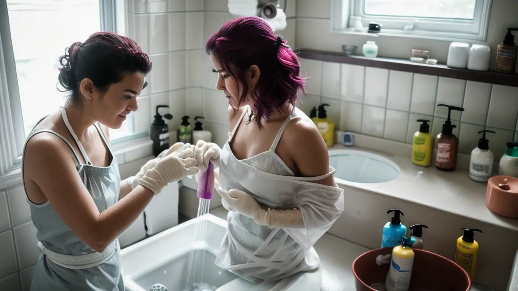 Mano sujetando un mechón de pelo junto a una carta de alturas de tono para comparar el nivel real