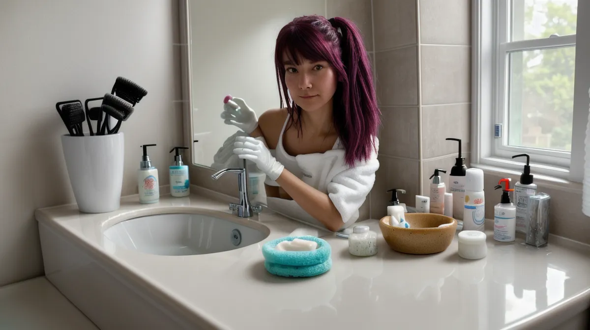 Cómo mantener el color rosa en el pelo por más tiempo: mechón fucsia recién retocado