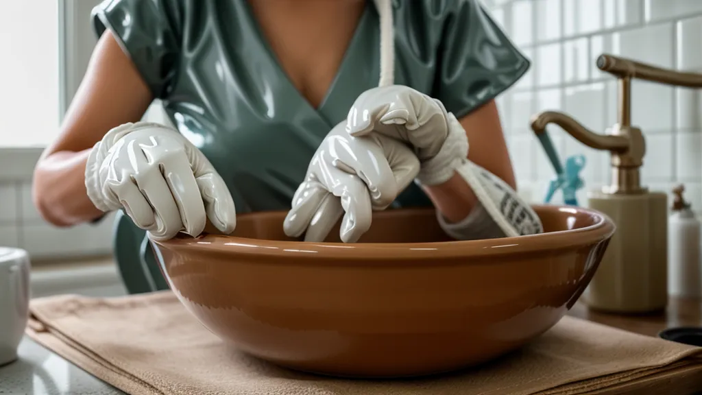 Tableta con un curso de coaching para estilistas abierto sobre la encimera de una cocina